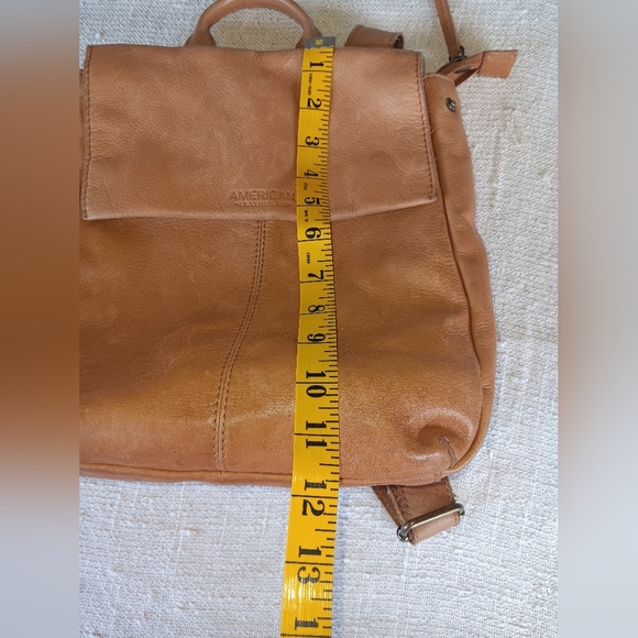 Tan Leather Backpack main image 9